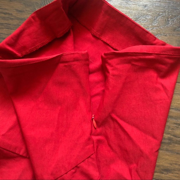 Bold Red Skirt - Picture 3 of 4